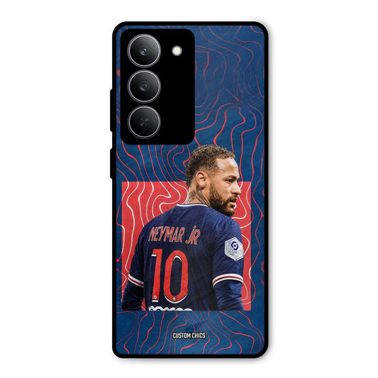 Blue Neymar Realme 14x Mobile Back Cover - Sports PrintShield Case