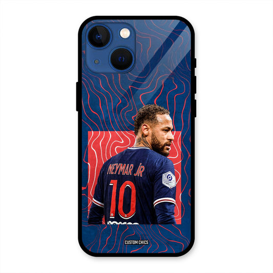 Blue Neymar iPhone 13 Mini Mobile Back Cover - Sports PrintShield Case