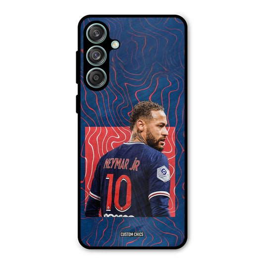Blue Neymar Samsung Galaxy M55 5G Mobile Back Cover - Sports PrintShield Case