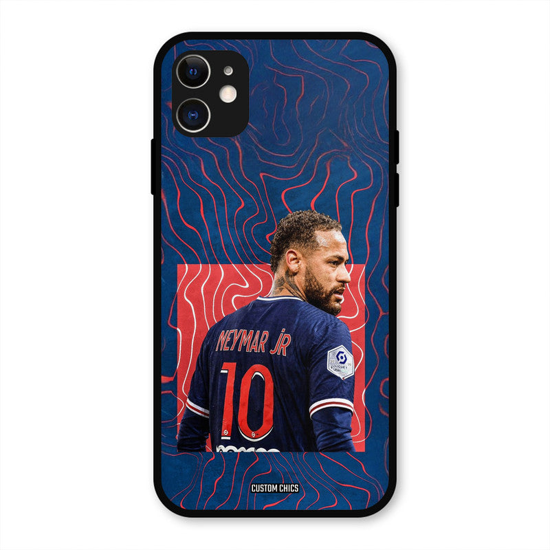 Blue Neymar  iPhone 11 Mobile Back Cover - Sports PrintShield Case