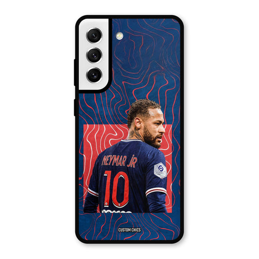 Blue Neymar Samsung Galaxy S21 FE 5G Mobile Back Cover - Sports PrintShield Case