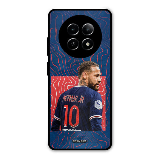 Blue Neymar Realme Narzo N65 Mobile Back Cover - Sports PrintShield Case