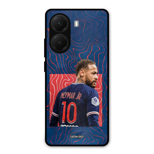 Blue Neymar Poco X7 Pro Mobile Back Cover - Sports PrintShield Case