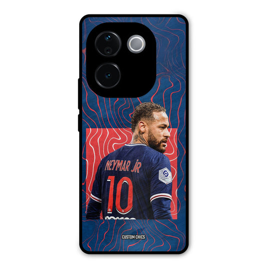 Blue Neymar iQOO Z9s Pro Mobile Back Cover - Sports PrintShield Case