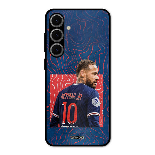 Blue Neymar Samsung Galaxy S24 Mobile Back Cover - Sports PrintShield Case