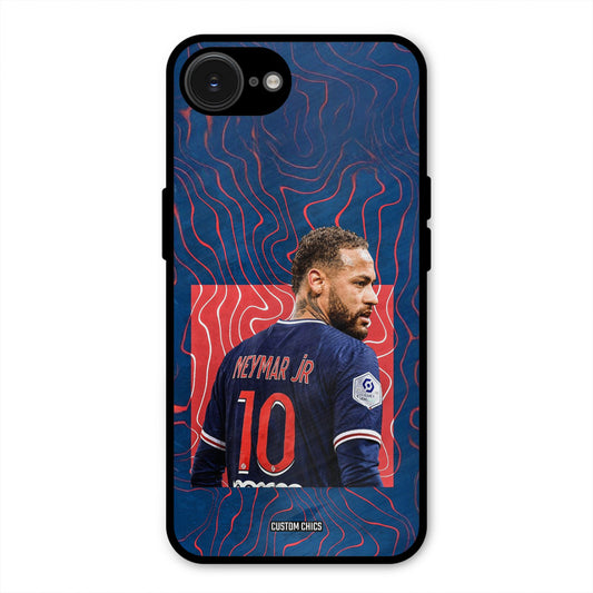 Blue Neymar iPhone 16e Mobile Back Cover - Sports PrintShield Case