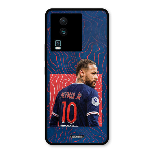 Blue Neymar IQOO Neo 7 Mobile Back Cover - Sports PrintShield Case