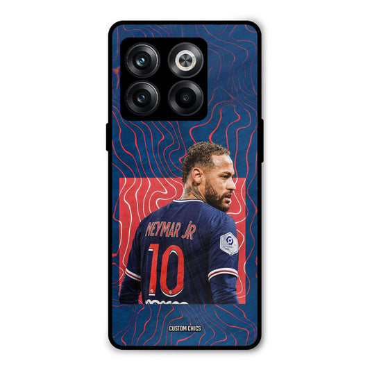Blue Neymar Oneplus 10T Mobile Back Cover - Sports PrintShield Case