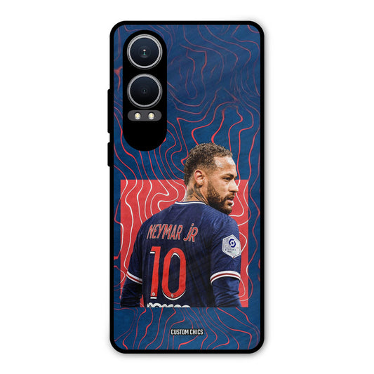 Blue Neymar Oneplus Nord CE4 Lite Mobile Back Cover - Sports PrintShield Case