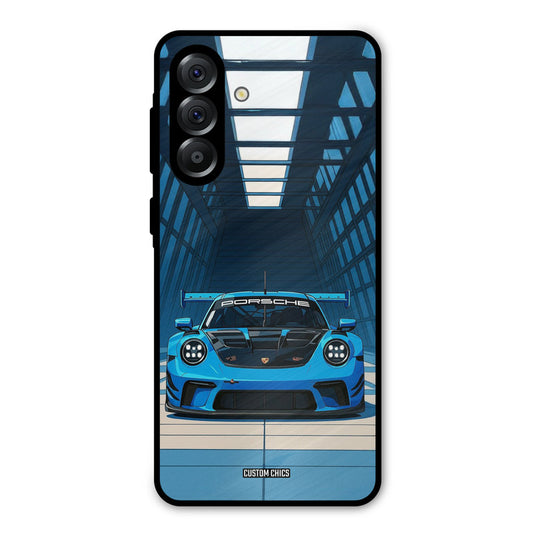 Blue Porsche Samsung Galaxy A36 Mobile Back Cover - Car&Bike PrintShield Case