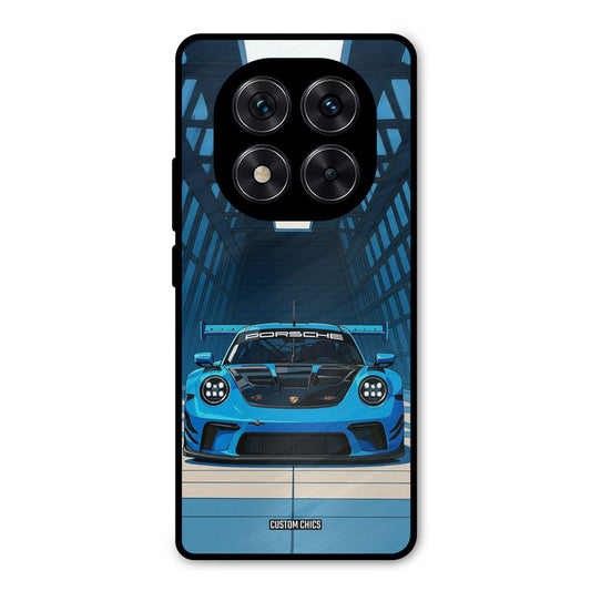 Blue Porsche Redmi Note 14 Pro Mobile Back Cover - Car&Bike PrintShield Case
