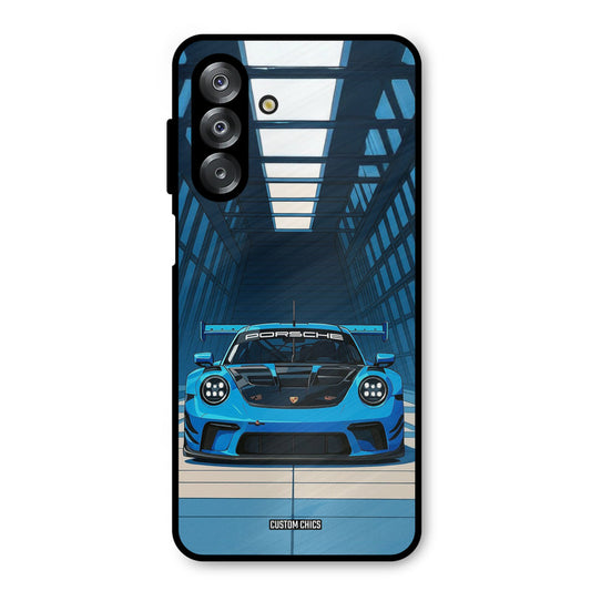 Blue Porsche Samsung Galaxy A26 Mobile Back Cover - Car&Bike PrintShield Case