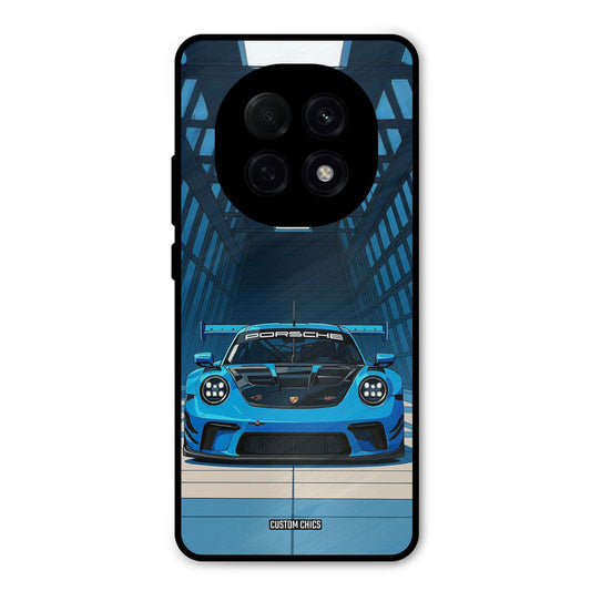 Blue Porsche Oppo F29 Pro Mobile Back Cover - Car&Bike PrintShield Case