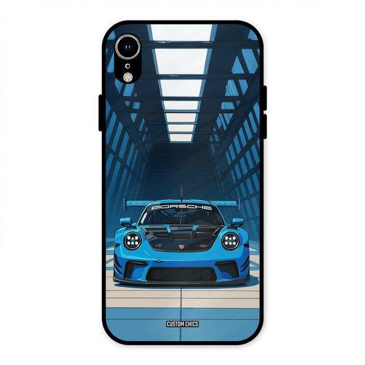 Blue Porsche iPhone XR Mobile Back Cover - Car&Bike PrintShield Case