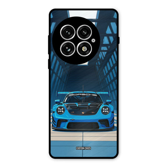 Blue Porsche Oneplus 13 Mobile Back Cover - Car&Bike PrintShield Case