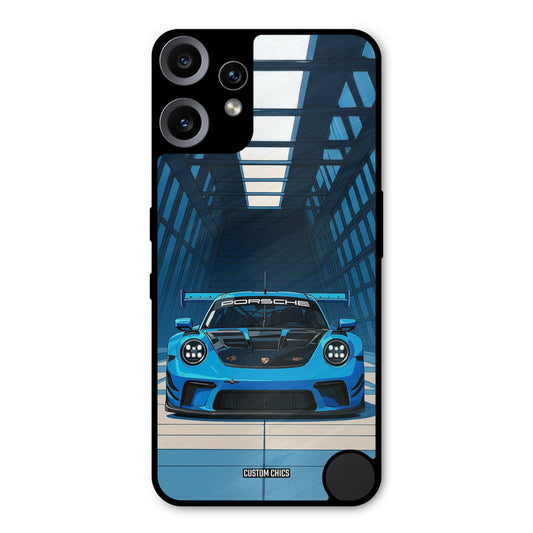 Blue Porsche Nothing CMF Phone 2 Pro Mobile Back Cover - Car&Bike PrintShield Case