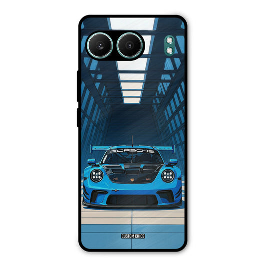 Blue Porsche OnePlus Nord 4 Mobile Back Cover - Car&Bike PrintShield Case