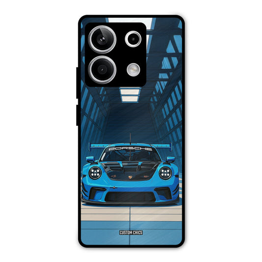 Blue Porsche Redmi Note 13 5G Mobile Back Cover - Car&Bike PrintShield Case