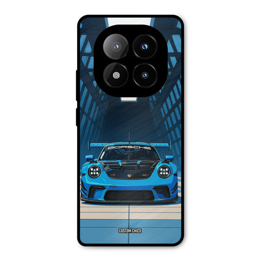 Blue Porsche Redmi Note 14 Pro Plus 5G Mobile Back Cover - Car&Bike PrintShield Case