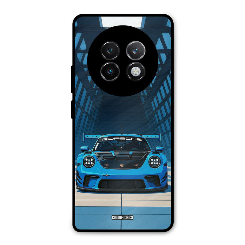 Blue Porsche Realme 13 Plus Mobile Back Cover - Car&Bike PrintShield Case