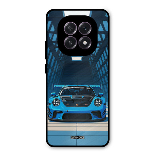 Blue Porsche Oppo F29 Mobile Back Cover - Car&Bike PrintShield Case