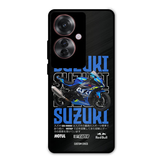 Blue Suzuki Oppo F25 Pro Mobile Back Cover - Car&Bike PrintShield Case