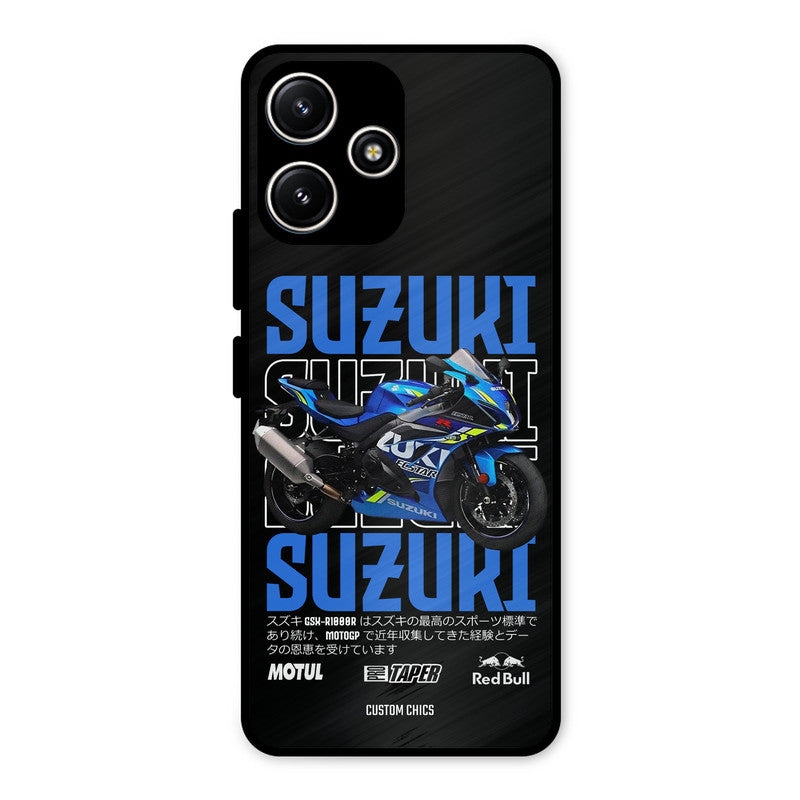 Blue Suzuki Redmi 12 5G Mobile Back Cover - Car&Bike PrintShield Case