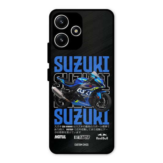 Blue Suzuki Redmi 12 5G Mobile Back Cover - Car&Bike PrintShield Case