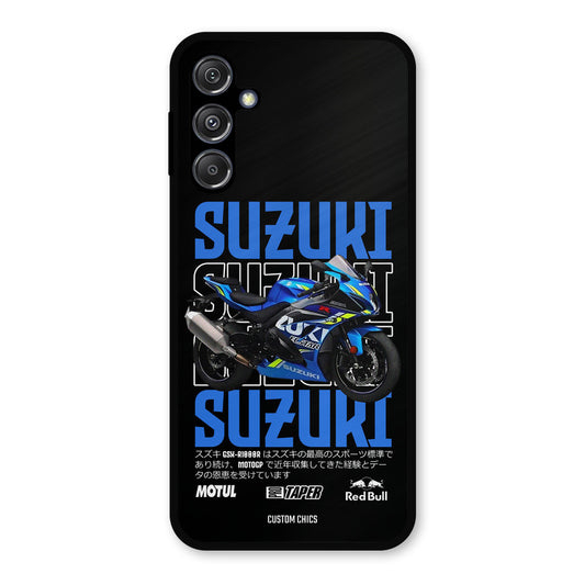 Blue Suzuki Samsung Galaxy M34 5G Mobile Back Cover - Car&Bike PrintShield Case