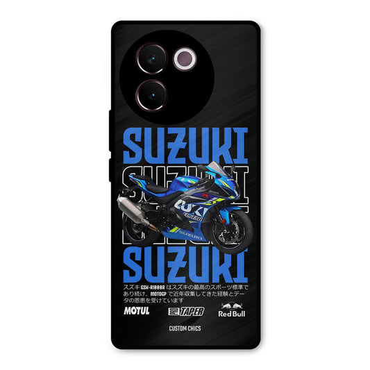 Blue Suzuki Vivo V30e Mobile Back Cover - Car&Bike PrintShield Case
