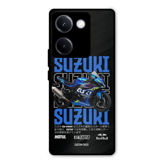 Blue Suzuki Vivo Y300 Plus Mobile Back Cover - Car&Bike PrintShield Case