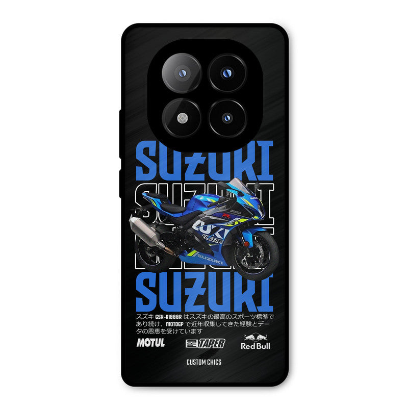 Blue Suzuki Redmi Note 14 Pro Plus 5G Mobile Back Cover - Car&Bike PrintShield Case