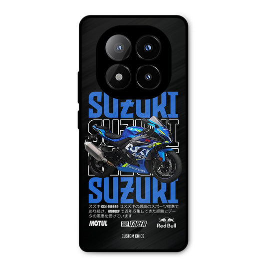 Blue Suzuki Redmi Note 14 Pro Plus 5G Mobile Back Cover - Car&Bike PrintShield Case
