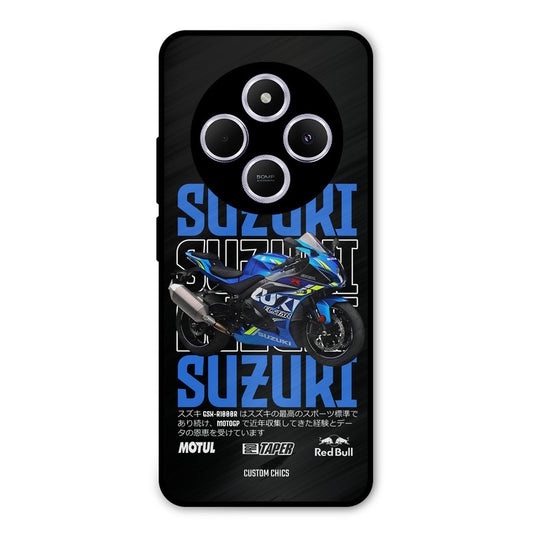 Blue Suzuki Poco C75 Mobile Back Cover - Car&Bike PrintShield Case