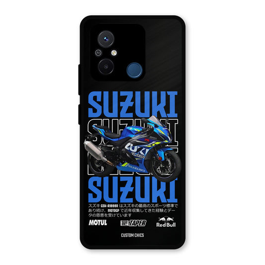 Blue Suzuki Redmi 12c Mobile Back Cover - Car&Bike PrintShield Case