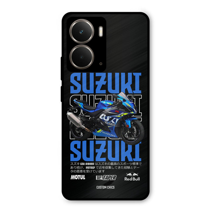 Blue Suzuki Realme P3 Mobile Back Cover - Car&Bike PrintShield Case
