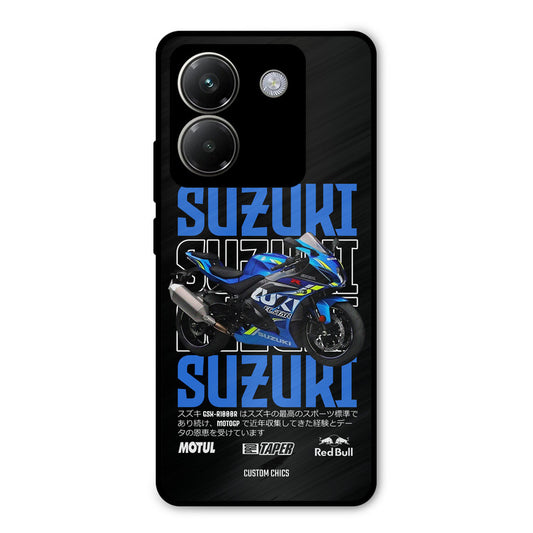 Blue Suzuki Poco M7 Pro Mobile Back Cover - Car&Bike PrintShield Case