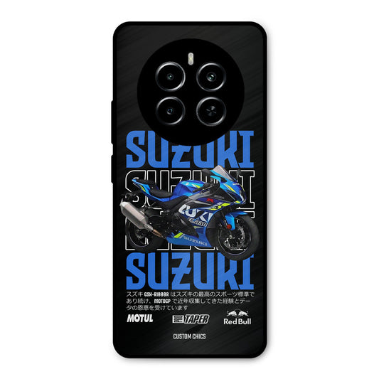 Blue Suzuki Realme P1 5G Mobile Back Cover - Car&Bike PrintShield Case