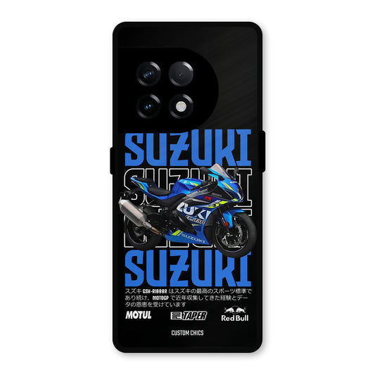 Blue Suzuki OnePlus 11R Mobile Back Cover - Car&Bike PrintShield Case