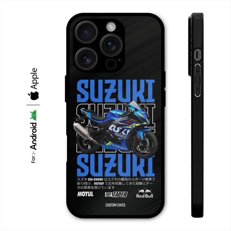 Blue Suzuki Case – Premium PrintShield Mobile Cover