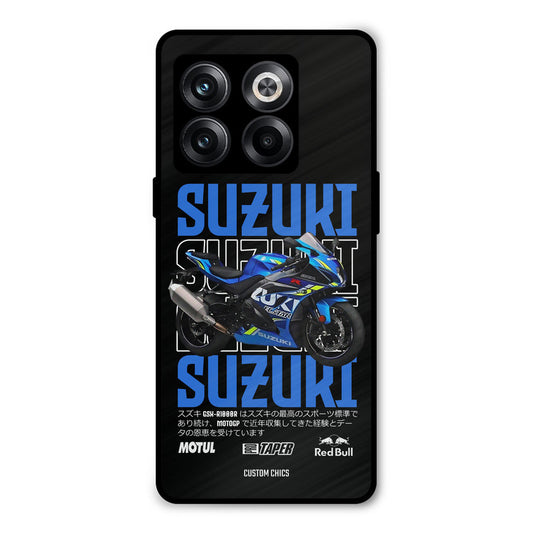 Blue Suzuki Oneplus 10T Mobile Back Cover - Car&Bike PrintShield Case