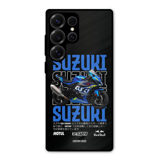 Blue Suzuki Samsung Galaxy S25 Ultra Mobile Back Cover - Car&Bike PrintShield Case