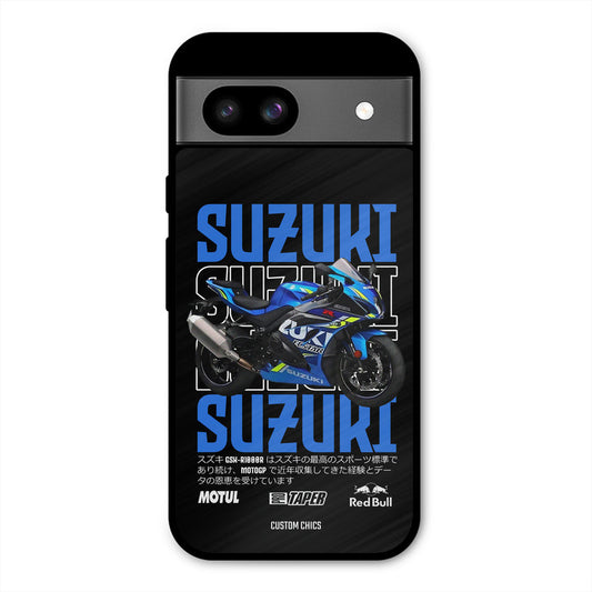 Blue Suzuki Google Pixel 8a Mobile Back Cover - Car&Bike PrintShield Case