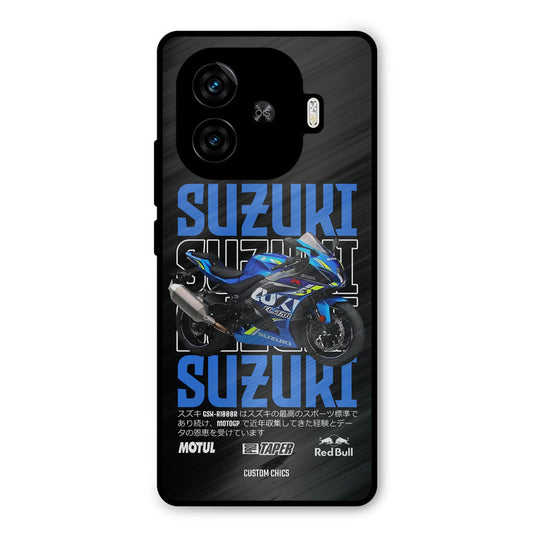 Blue Suzuki iQoo Neo 10R Mobile Back Cover - Car&Bike PrintShield Case