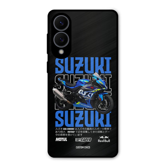 Blue Suzuki Samsung Galaxy S25 Edge Mobile Back Cover - Car&Bike PrintShield Case