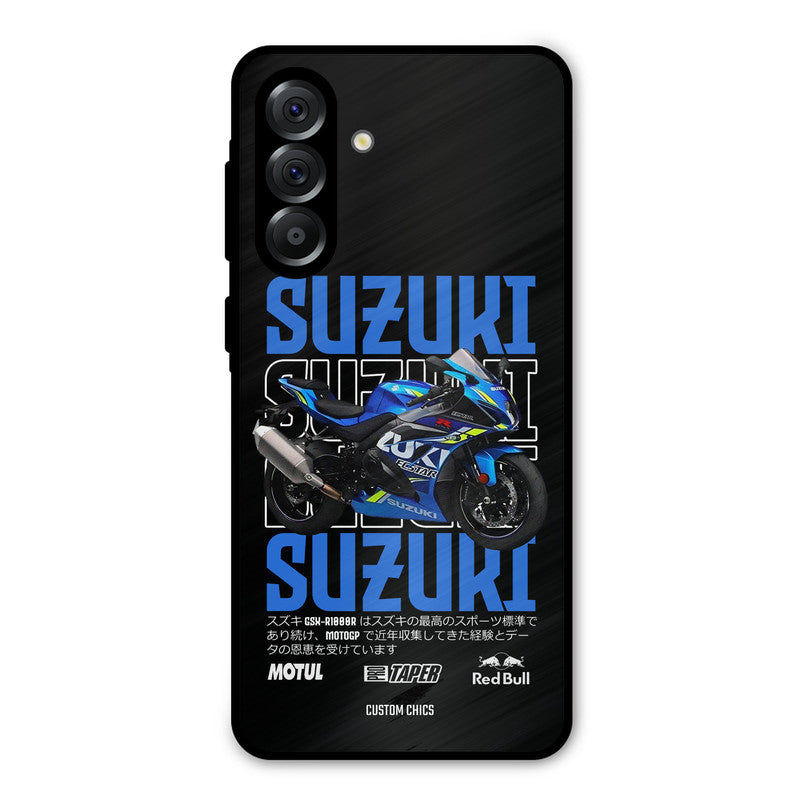 Blue Suzuki Samsung Galaxy A36 Mobile Back Cover - Car&Bike PrintShield Case