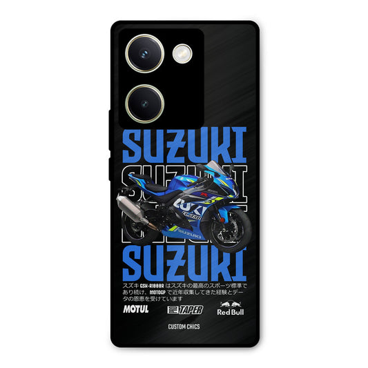 Blue Suzuki Vivo Y200 Pro Mobile Back Cover - Car&Bike PrintShield Case
