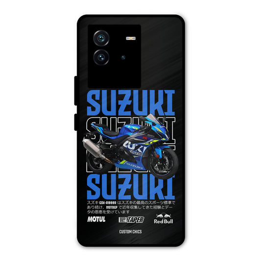 Blue Suzuki iQOO Neo 6 5G Mobile Back Cover - Car&Bike PrintShield Case