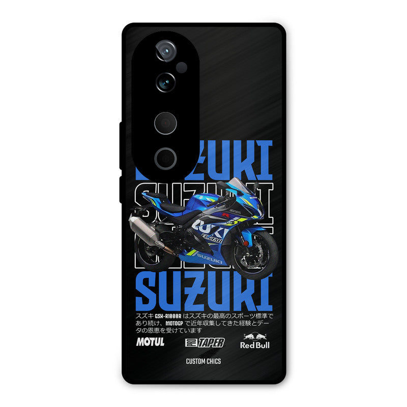 Blue Suzuki Vivo V40 Mobile Back Cover - Car&Bike PrintShield Case