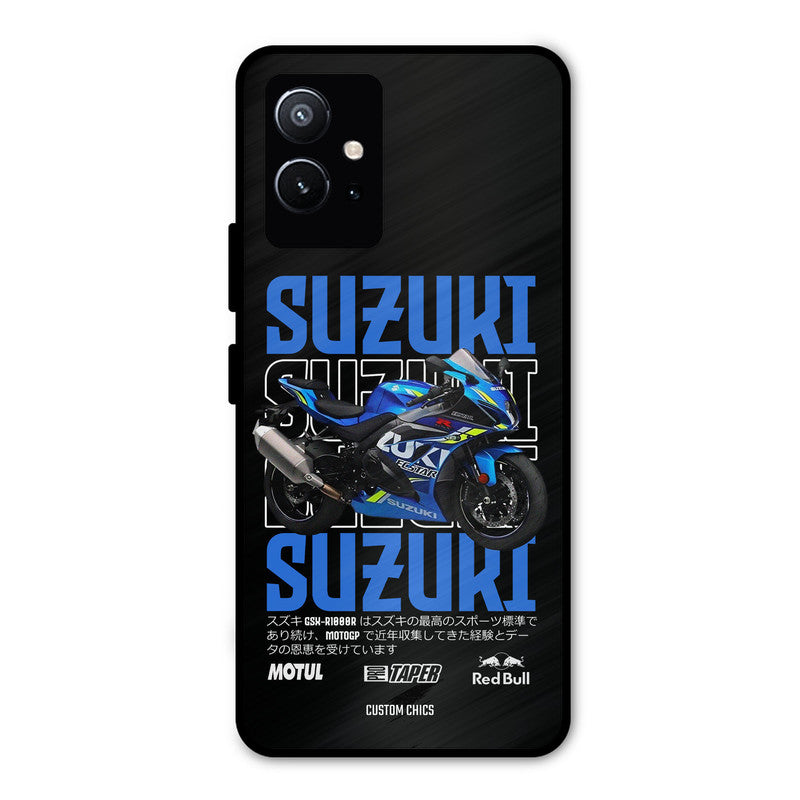 Blue Suzuki Vivo Y75 5G Mobile Back Cover - Car&Bike PrintShield Case